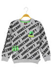 Erkek Çocuk Sweatshirt Minecraft Baskılı