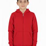 Erkek çocuk hırka 2 iplik şardonlu arkası baskılı