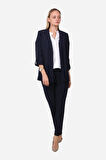 Kadın Apalet Detaylı Blazer Ceket FRN70703   
