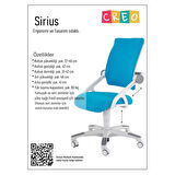 Creo Mobili Sirius Derinlik ve Yükseklik Ayarlı Çalışma Sandalyesi - Yeşil / Yeşil