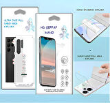 iPhone 13 - NANO Ekran Koruyucu HD Şeffaf  + NANO Arka Kaplama SET Ultra İnce Esnek