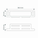 Canex Mıknatıslı Çıt Çıt Metal Paslanmaz 8.5 cm