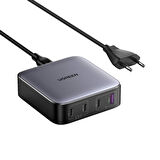 ONTECH - Ugreen Nexode 100w Gan Masaüsü Hızlı Şarj Cihazı Type-c Qc Pd 4 Portlu 3xusb-c 1xusb-a Gri 90928