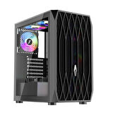 ONTECH - 1st Player Arıya Ay7 Siyah 650w 80+ Argb 4x12cm Fan Temperli Cam Mesh Usb 3.0 Atx Kasa