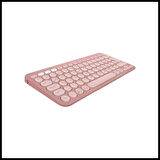 Logıtech K380s, Pebble Keys 2,  Rose, 920-011861, Bluetooth, Türkçe, Q, Multimedya, Mini Klavye