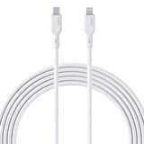 ONTECH - Aukey Cb-ncl1-wh Naylon Örgülü 3a 480mbps Type-c Lıghtnıng Kablosu 1.8mt