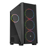 ONTECH - Frısby Fc-9415g 500w Double Slım Rgb Fan Mesh Kasa