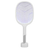 Asonıc As-a25, Beyaz-gri, 3000v, Raket Tipi, Uv Mor Işıklı, 1200mah, Bataryalı, Şarj Edilebilir, Sinek Öldürücü