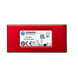 ONTECH - 2 Tb Kıngston Xs1000 Usb3.2 Gen2 Kırmızı Ssd Sxs1000r/2000g