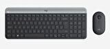 ONTECH - Logıtech Mk470 Q Tr İnce Kablosuz Klavye Mouse Set Siyah 920-009435