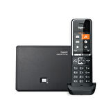 GIGASET COMFORT 550IP Flex, Kablosuz IP TELEFON, Siyah, 17 Saat Konuşma, 320 Saat Bekleme, 200 Kişilik Rehber, 55 Dakika Telesekreter