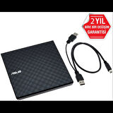 ASUS SDRW-08D2S-U Lite Usb 2.0 External, Siyah, Slim, Optik Okuyucu