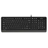 ONTECH - A4 Tech Fk10 Q Tr Mm Gri/siyah Usb Kablolu Klavye