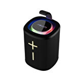 Mıkado Md-26bt, 6w, Taşınabilir, Usb/aux/bt/tf, Rgb Işıklı, 1200mah, Ipx66 Su Geçirmez, Bluetooth Speaker (siyah)