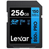 ONTECH - 256gb Lexar Lsd0800p256g-bnnng Professıonal 800x Pro Sdxc Uhs-ı Cards Up To 150mb/s Read 45mb/s Wrıte C10 V30 U3