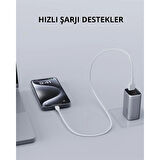 ONTECH - Aukey Cb-bal7-wh Naylon Örgülü Usb-a Lightning Kablosu 0.9mt