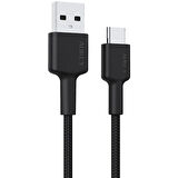 ONTECH - Aukey Cb-cd30-bk Naylon Örgülü Usb-a Type-c Şarj Kablosu 0.9mt