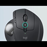 Logıtech 910-007260, Mx Ergo S Trackball Siyah,  Bluetooth, 2048dpi, Optik, 8 Tuşlu, Kablosuz, Mouse