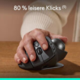 Logıtech 910-007260, Mx Ergo S Trackball Siyah,  Bluetooth, 2048dpi, Optik, 8 Tuşlu, Kablosuz, Mouse