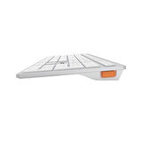 ONTECH - A4 Tech Fbx50c Beyaz Bluetooth+2.4g Nano Mm Sarj Edılebılır Kablosuz Klavye