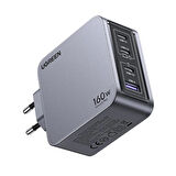 ONTECH - Ugreen Nexode Pro 160w Gan Hızlı Şarj Cihazı 100w Kablolu Type-c Qc Pd 3xusb-c 1xusb-a Gri 25877