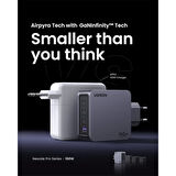 ONTECH - Ugreen Nexode Pro 160w Gan Hızlı Şarj Cihazı 100w Kablolu Type-c Qc Pd 3xusb-c 1xusb-a Gri 25877