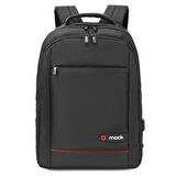 ONTECH - Mack Mcc-007 17.3" Offıce Usb Girişli Notebook Sırt Çantası Siyah
