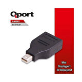 ONTECH - Qport Q-mdp2 Mini Display Port Erkek - Display Port Dişi Çevirici
