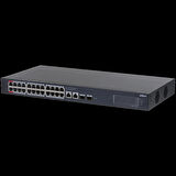 Dahua Cs4228-24gt-375 28port, Gigabit, 24 Port Poe, 375w, +2 Port Uplink, +2 Port Sfp Gigabit Combo, Cloud Yönetilebilir, Switch