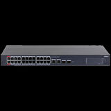 Dahua Cs4228-24gt-375 28port, Gigabit, 24 Port Poe, 375w, +2 Port Uplink, +2 Port Sfp Gigabit Combo, Cloud Yönetilebilir, Switch