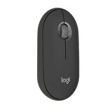 ONTECH - Logıtech Pebble 2 M350s Kablosuz Bluetooth Sessiz Optik Mouse Siyah 910-007015