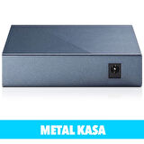 Tp-lınk Tl-sg105, 5 Port, Gigabit, Metal Kasa, Yönetilemez, Masaüstü Switch