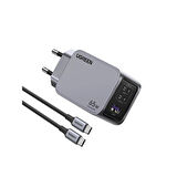 ONTECH - Ugreen Nexode Pro 65w Gan Hızlı Şarj Cihazı Type-c Qc Pd 2xusb-c 1xusb-a Uzay Grisi 25871