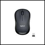 Logıtech 910-006510, M221 Siyah, Usb Nano 2,4g Kablosuz, 1000dpi, Optik, 3 Tuşlu, 18ay Pil Ömrü, Sessiz Mouse
