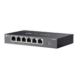ONTECH - Tp-lınk Omada Ds106gpp 4 Port Gıgabıt+2 Port Gıgabıt Uplınk 64w 250 Metre Poe Mesafe Metal Kasa Swıtch