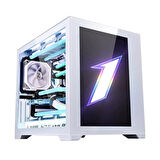 ONTECH - 1st Player Steam Punk Sp7-ev Beyaz 13.3" Lcd Ön Ekranlı 5x12cm Argb Reverse Fan+1x12cm Argb Fan Temp