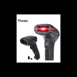 Tiwox Vsk-118+, El Tipi, Laser, 2d Karekod, Kablosuz, Barkod Okuyucu (mini Usb Dongle İle Birlikte)