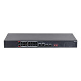 Dahua S3218-16et-135 , 16 Port, Megabit, 16 Port Poe, 135w, +2 Port Gigabit Sfp, +2 Port Gigabit Uplink, Longe Range 250mt.,  Yönetilemez, Rack Mount Switch