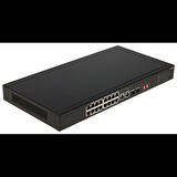 Dahua S3218-16et-135 , 16 Port, Megabit, 16 Port Poe, 135w, +2 Port Gigabit Sfp, +2 Port Gigabit Uplink, Longe Range 250mt.,  Yönetilemez, Rack Mount Switch