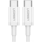 ONTECH - Ugreen Usb-c 60w 3a Qc Pd Hızlı Şarj Kablosu 1 Mt Beyaz 60518