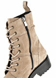Hush Puppies Nubuk Bej Kadın Bot 725009-196