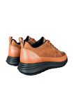 Bağcıklı Kadın Spor Sneaker Ayakkabı TABA