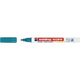 Edding Cam Kalemi 4085 Likit Tebeşir Kalemi (Sıvı Tebeşir) 1-2Mm Metalik Mavi (10 Lu Paket)