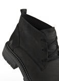 Hush Puppies Nubuk Siyah Erkek Bot Manopy