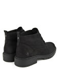 Hush Puppies Nubuk Siyah Erkek Bot Manopy