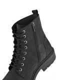 Hush Puppies Nubuk Siyah Erkek Bot Heilig