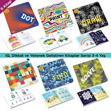 3-4 Yaş 6'LI SET / IQ, Dikkati Güçlendirme Seti Anasınıfı - TÜZDER Yayınları