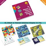 3-4 Yaş 6'lı SET / IQ Dikkat Ve Yetenek Geliştiren Kitaplar Serisi