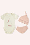 Unisex Çocuk 3'LÜ SET Ekru