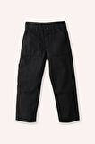 Erkek Çocuk Denim Pantolon Siyah